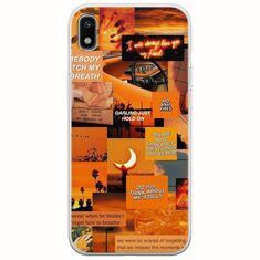 Aesthetic Orange Samsung Galaxy A10 Flexible TPU (Διάφανη Σιλικόνη)
