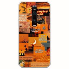 Aesthetic Orange Xiaomi Mi 9T / Xiaomi Mi 9T Pro Flexible TPU (Διάφανη Σιλικόνη)