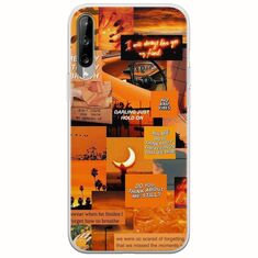 Aesthetic Orange Samsung Galaxy A30s Flexible TPU (Διάφανη Σιλικόνη)
