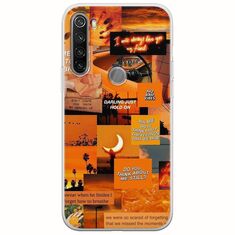 Aesthetic Orange Xiaomi Redmi Note 8T Flexible TPU (Διάφανη Σιλικόνη)