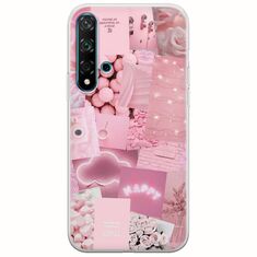 Aesthetic Pink Huawei Nova 5T Flexible TPU (Διάφανη Σιλικόνη)
