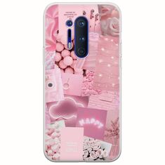 Aesthetic Pink OnePlus 8 Pro Flexible TPU (Διάφανη Σιλικόνη)