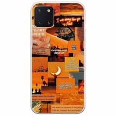 Aesthetic Orange Samsung Galaxy Note 10 Lite Flexible TPU (Διάφανη Σιλικόνη)