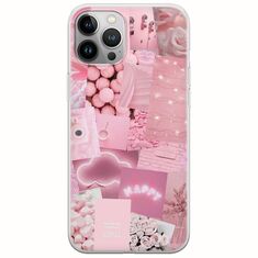 Aesthetic Pink iPhone 12 Pro Max Flexible TPU (Διάφανη Σιλικόνη)