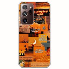 Aesthetic Orange Samsung Galaxy Note 20 Ultra Flexible TPU (Διάφανη Σιλικόνη)