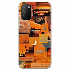 Aesthetic Orange Xiaomi Poco M3 Flexible TPU (Διάφανη Σιλικόνη)