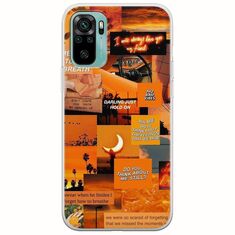 Aesthetic Orange Xiaomi Redmi Note 10 / 10s Flexible TPU (Διάφανη Σιλικόνη)