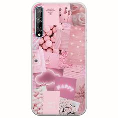 Aesthetic Pink Huawei P Smart S Flexible TPU (Διάφανη Σιλικόνη)