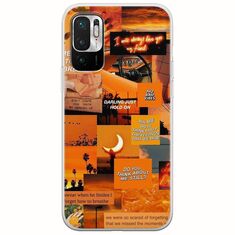 Aesthetic Orange Xiaomi Redmi Note 10 5G Flexible TPU (Διάφανη Σιλικόνη)