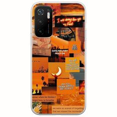 Aesthetic Orange Xiaomi Poco M3 Pro 5G Flexible TPU (Διάφανη Σιλικόνη)