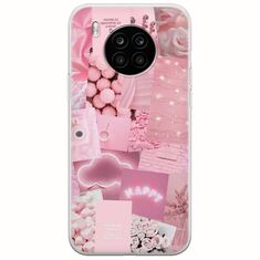 Aesthetic Pink Honor 50 Lite Flexible TPU (Διάφανη Σιλικόνη)