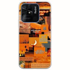 Aesthetic Orange Xiaomi Redmi 10C Flexible TPU (Διάφανη Σιλικόνη)