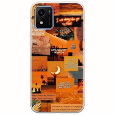 Aesthetic Orange Vivo Y01 Flexible TPU (Διάφανη Σιλικόνη)