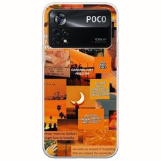 Aesthetic Orange Xiaomi Poco X4 Pro 5G Flexible TPU (Διάφανη Σιλικόνη)