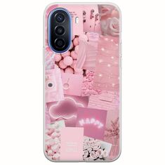 Aesthetic Pink Huawei Nova Y70 Flexible TPU (Διάφανη Σιλικόνη)