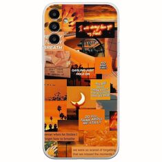 Aesthetic Orange Samsung Galaxy A04s Flexible TPU (Διάφανη Σιλικόνη)