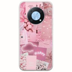 Aesthetic Pink Huawei Nova Y90 Flexible TPU (Διάφανη Σιλικόνη)