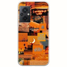 Aesthetic Orange Xiaomi Poco M5 Flexible TPU (Διάφανη Σιλικόνη)
