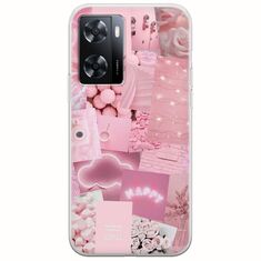 Aesthetic Pink Oppo A57s Flexible TPU (Διάφανη Σιλικόνη)