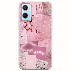Aesthetic Pink Oppo A96 4G Flexible TPU (Διάφανη Σιλικόνη)