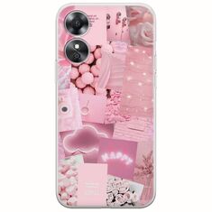 Aesthetic Pink Oppo A17 Flexible TPU (Διάφανη Σιλικόνη)