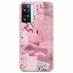 Aesthetic Pink Oppo A77 5G Flexible TPU (Διάφανη Σιλικόνη)