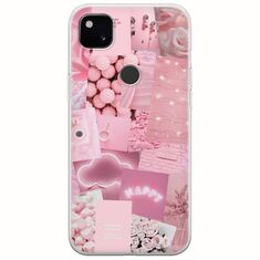 Aesthetic Pink Google Pixel 4a 4G Flexible TPU (Διάφανη Σιλικόνη)
