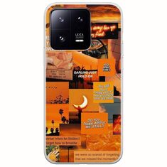 Aesthetic Orange Xiaomi 13 Pro 5G Flexible TPU (Διάφανη Σιλικόνη)
