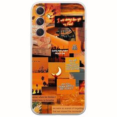 Aesthetic Orange Samsung Galaxy A14 5G Flexible TPU (Διάφανη Σιλικόνη)