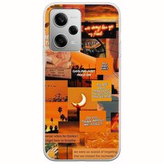 Aesthetic Orange Xiaomi Redmi Note 12 Pro 5G Flexible TPU (Διάφανη Σιλικόνη)