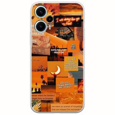 Aesthetic Orange Xiaomi Poco F5 5G Flexible TPU (Διάφανη Σιλικόνη)