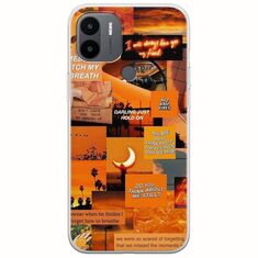 Aesthetic Orange Xiaomi Redmi A2 Plus Flexible TPU (Διάφανη Σιλικόνη)
