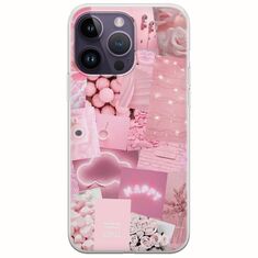 Aesthetic Pink iPhone 15 Pro Flexible TPU (Διάφανη Σιλικόνη)