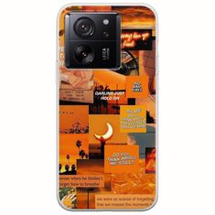 Aesthetic Orange Xiaomi 13T Pro 5G Flexible TPU (Διάφανη Σιλικόνη)