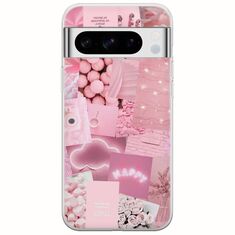 Aesthetic Pink Google Pixel 8 Pro 5G Flexible TPU (Διάφανη Σιλικόνη)