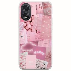 Aesthetic Pink Oppo A18 4G Flexible TPU (Διάφανη Σιλικόνη)