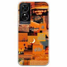 Aesthetic Orange TCL 50 SE Flexible TPU (Διάφανη Σιλικόνη)