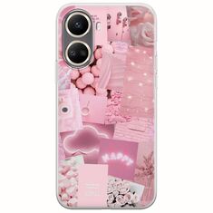 Aesthetic Pink Huawei Nova 10 SE Flexible TPU (Διάφανη Σιλικόνη)