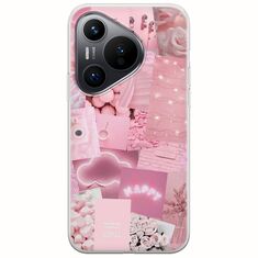 Aesthetic Pink Huawei Pura 70 Flexible TPU (Διάφανη Σιλικόνη)