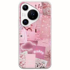 Aesthetic Pink Huawei Pura 70 Pro Flexible TPU (Διάφανη Σιλικόνη)