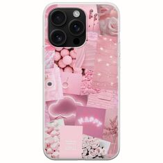 Aesthetic Pink iPhone 16 Pro Max Flexible TPU (Διάφανη Σιλικόνη)