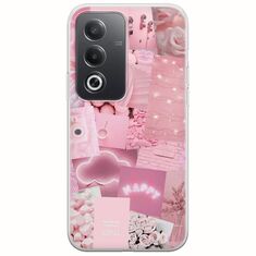Aesthetic Pink Oppo A80 5G Flexible TPU (Διάφανη Σιλικόνη)
