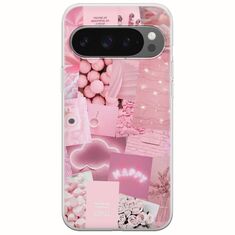 Aesthetic Pink Google Pixel 9 Pro XL 5G Flexible TPU (Διάφανη Σιλικόνη)