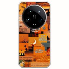 Aesthetic Orange Xiaomi 14 Ultra 5G Flexible TPU (Διάφανη Σιλικόνη)