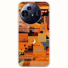 Aesthetic Orange TCL 50 PRO NXTPAPER 5G Flexible TPU (Διάφανη Σιλικόνη)