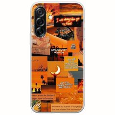 Aesthetic Orange Samsung Galaxy A36 5G  Flexible TPU (Διάφανη Σιλικόνη)