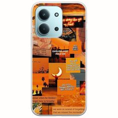 Aesthetic Orange Xiaomi Redmi 15C Flexible TPU (Διάφανη Σιλικόνη)
