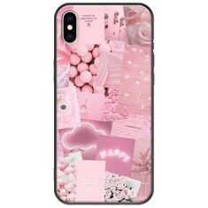 Aesthetic Pink iPhone XS Max Black TPU (Μαύρη Σιλικόνη)