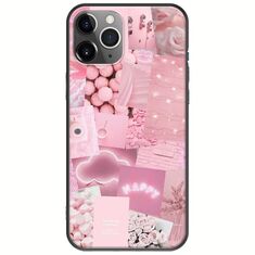 Aesthetic Pink iPhone 11 Pro Max Black TPU (Μαύρη Σιλικόνη)