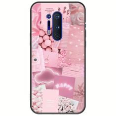 Aesthetic Pink OnePlus 8 Pro Black TPU (Μαύρη Σιλικόνη)